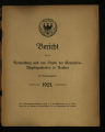 Bericht über die Verwaltung und den Stand der Gemeinde-Angelegenheiten in Aachen / 1921