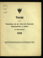Bericht über die Verwaltung und den Stand der Gemeinde-Angelegenheiten in Aachen / 1928