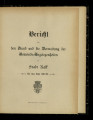 Bericht über den Stand und die Verwaltung der Gemeinde-Angelegenheiten / 1894/95