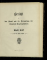 Bericht über den Stand und die Verwaltung der Gemeinde-Angelegenheiten der Stadt Kalk / 1896/97