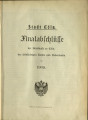 Finalabschlüsse der Stadtkasse zu Cöln, der selbständigen Kassen und Nebenfonds / 1909