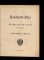 Haushalts-Plan der Stadtgemeinde Cöln / 1909