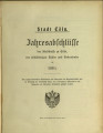 Jahresabschlüsse der Stadtkasse zu Cöln, der selbständigen Kassen und Nebenfonds / 1910