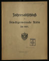 Jahresabschluß der Stadtgemeinde Köln / 1927