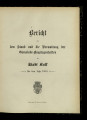 Bericht über den Stand und die Verwaltung der Gemeinde-Angelegenheiten der Stadt Kalk / 1900
