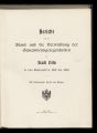 Bericht über den Stand und die Verwaltung der Gemeindeangelegenheiten der Stadt Cöln / 1891/1900