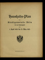 Haushalts-Plan der Stadtgemeinde Köln / 1924