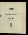 Bericht über den Stand und die Verwaltung der Gemeinde-Angelegenheiten der Stadt Kalk / 1897/98
