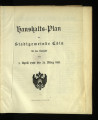 Haushalts-Plan der Stadtgemeinde Cöln / 1910