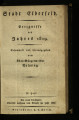 Stadt Elberfeld / 6. Jahrgang 1819, Heft IV
