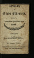 Annalen der Stadt Elberfeld / XIV. Jahrgang 1827, Heft XII