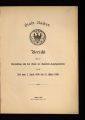 Bericht über Verwaltung und Stand der Gemeinde-Angelegenheiten in Aachen / 1896/98