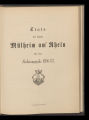 Etats der Stadt Mülheim am Rhein für das Rechnungsjahr / 1896