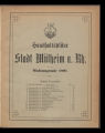 Haupt-Haushaltsplan der Stadt Mülheim am Rhein für das Rechnungsjahr / 1901