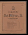 Haupt-Haushaltsplan der Stadt Mülheim am Rhein für das Rechnungsjahr / 1902