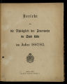 Bericht über die Thätigkeit der Feuerwehr der Stadt Köln / 1882/83