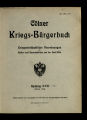 Cölner Kriegs-Bürgerbuch / Nachtrag 17-28 (1918)