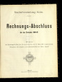 Rechnungs-Abschluss / 1886/87