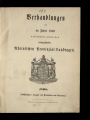 Verhandlungen des im Jahre 1868 versammelt gewesenen neunzehnten Rheinischen Provinzial-Landtages...