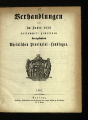Verhandlungen des im Jahre 1858 versammelt gewesenen dreizehnten Rheinischen Provinzial-Landtages...