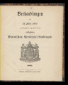 Verhandlungen des im Jahre 1865 versammelt gewesenen achtzehnten Rheinischen Provinzial-Landtages...