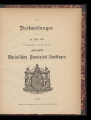 Verhandlungen des im Jahre 1871 versammelt gewesenen zwanzigsten Rheinischen Provinzial-Landtages...