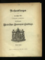 Verhandlungen des im Jahre 1875 versammelt gewesenen dreiundzwanzigsten Rheinischen...
