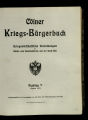 Cölner Kriegs-Bürgerbuch / Nachtrag 5-16 (1917)