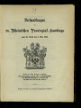 Verhandlungen des 39. Rheinischen Provinzial-Landtags / 39.1895