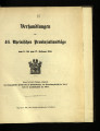 Verhandlungen des 46. Rheinischen Provinziallandtags / 46.1906