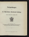 Verhandlungen des 41. Rheinischen Provinzial-Landtags / 41.1899