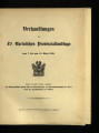 Verhandlungen des 49. Rheinischen Provinziallandtags / 49.1909