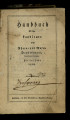 Handbuch für die Landleute vom Rhein- und Mosel-Departement / 1808