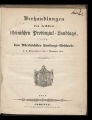 Verhandlungen des sechsten Rheinischen Provinzial-Landtags / 6.1841