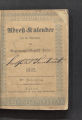 Adreß-Kalender für die Bewohner des Regierungs-Bezirks Trier / 8. Jahrgang 1842