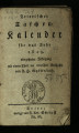 Trierischer Taschenkalender / 14. Jahrgang 1819 (unvollständig)