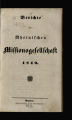 Berichte der Rheinischen Missions-Gesellschaft / 6.1849 (unvollständig)