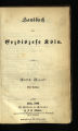 Handbuch der Erzdiözese Köln / 11.1866