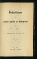 Verhandlungen der ... Synode der Altkatholiken des Deutschen Reiches / 9.1885