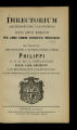 Directorium Archidioecesis Coloniensis juxta ritum Romanum / 1896