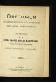Directorium Archidioecesis Coloniensis / 1903