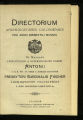 Directorium Archidioecesis Coloniensis / 1908