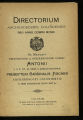Directorium Archidioecesis Coloniensis / 1910