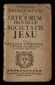 Catalogus personarum et officiorum Provinciae Societatis Jesu ad Rhenum Inferiorem