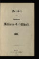 Berichte der Rheinischen Missions-Gesellschaft / 46.1889