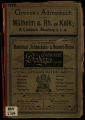 Greven´s Adreßbuch der Städte Mülheim a. Rh. und Kalk ; B. Gladbach, Bensberg u.s.w. / 1898