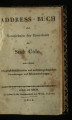 Adreß-Buch oder Verzeichniß der Einwohner der Stadt Köln / 1831
