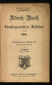 Adreßbuch der Oberbürgermeisterei Düsseldorf / 1890