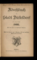 Adressbuch der Stadt Düsseldorf / 1893