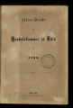 Jahres-Bericht der Handelskammer zu Köln / 1863
